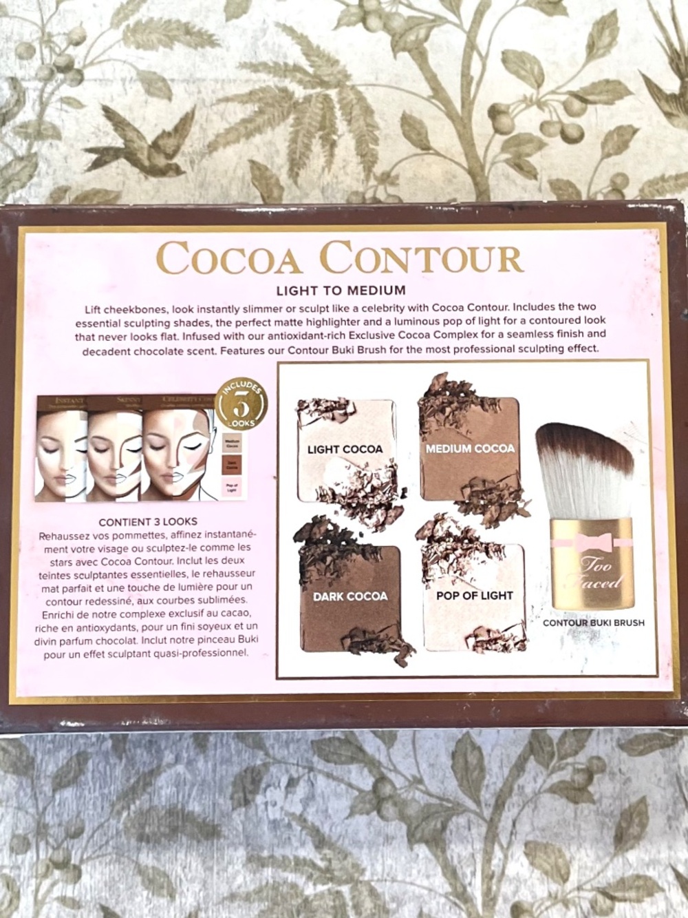 Too Faced Cocoa Contour Chiseled to Perfection, Light to Medium, Highlighting - Picture 2 of 5